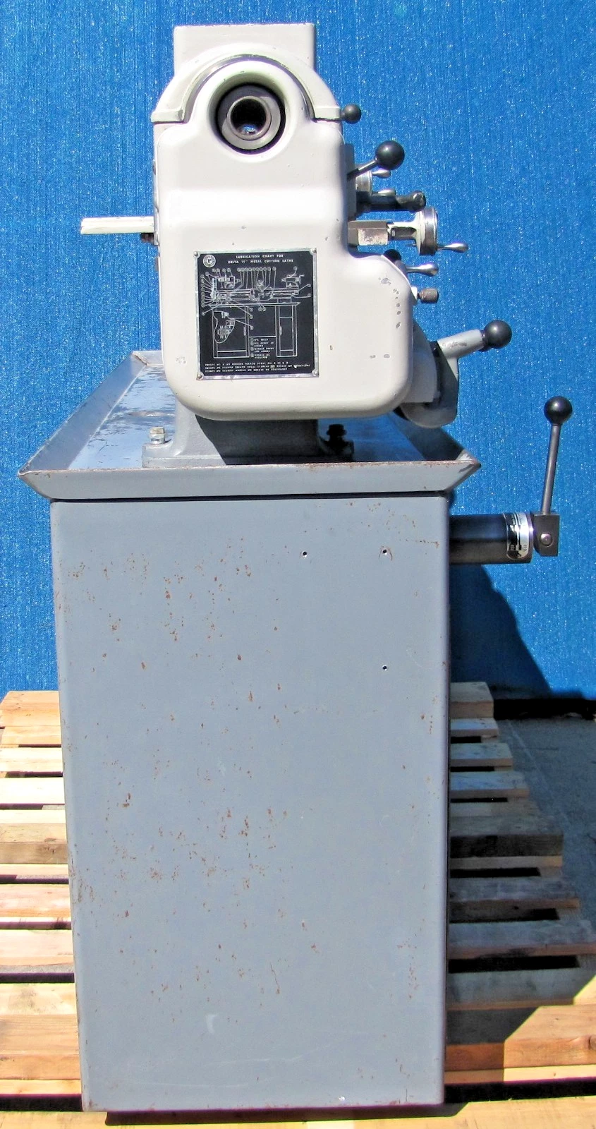 Used Rockwell 1HP Metal Lathe Variable Speed 8" 3 Jaw Chuck Cross Slide Feed 220V 1PH