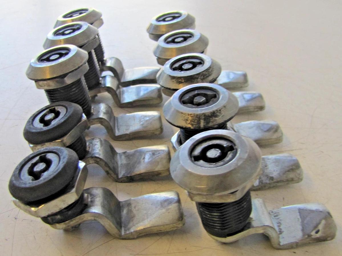 Used Lot of 10 Heavy Duty Industrial CompAir Door Cam Locks
