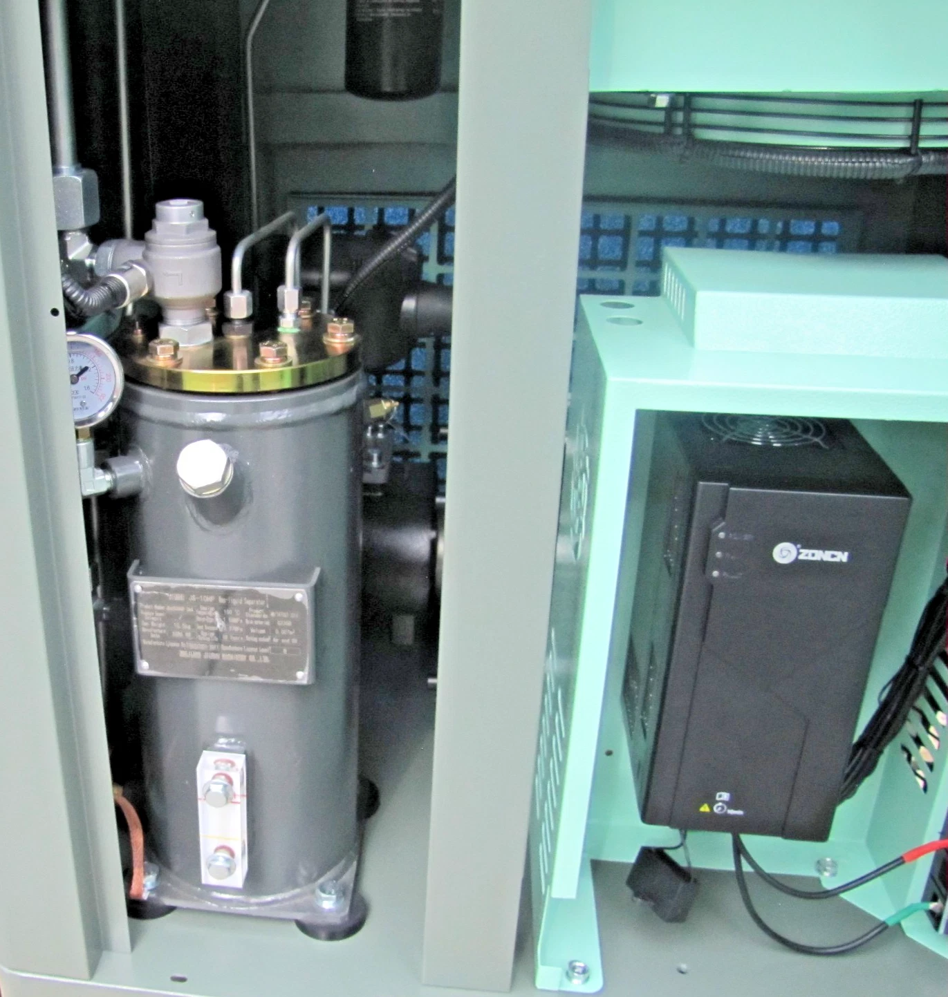Used 2026 Maximus 10 HP Rotary Screw Air Compressor VFD 230V Single Phase 80 G TanK