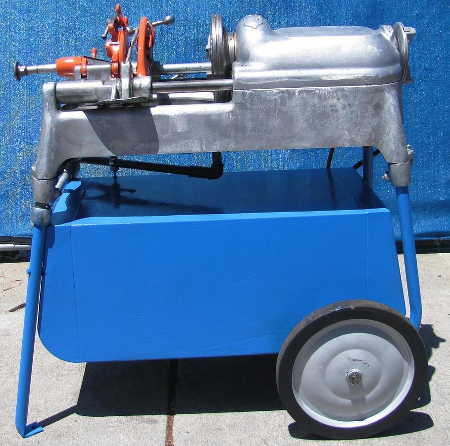 Used Ridgid 535 Pipe Threader 1/2" to 2" Pipe Threading Machine with Die Head