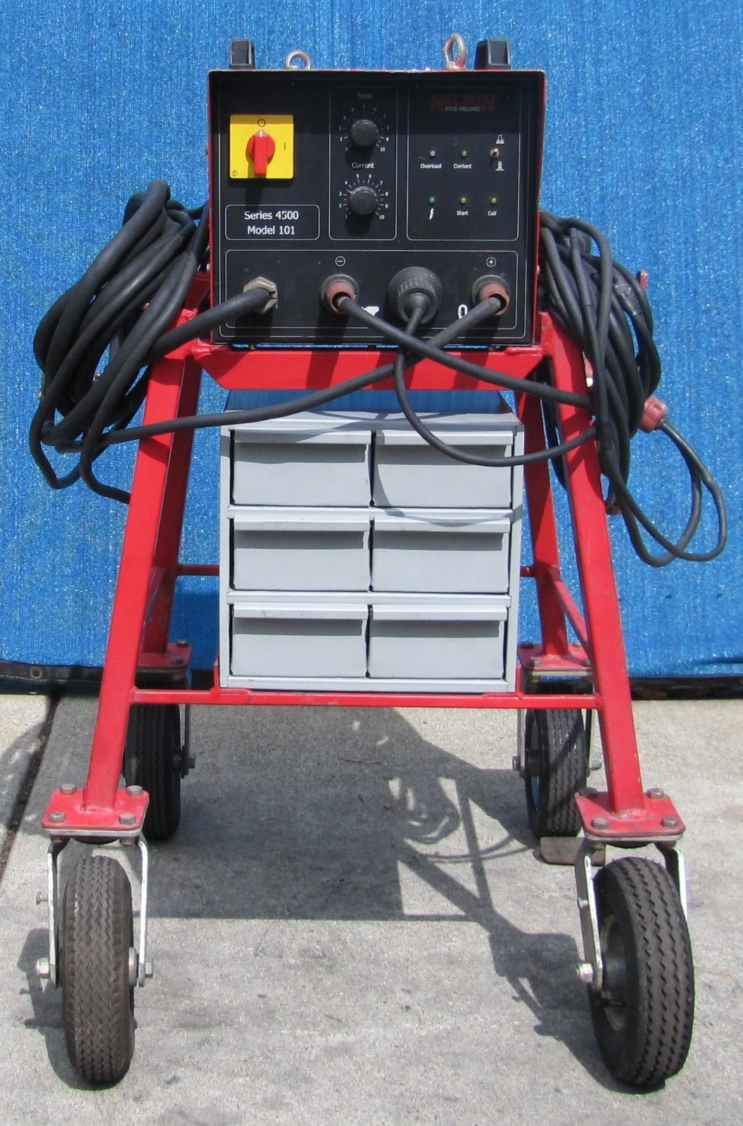 Used Nelson Series 4500 Model 101 Stud Welder 230V 3 Phase w/ Gun 1/8" to 1/2" Studs