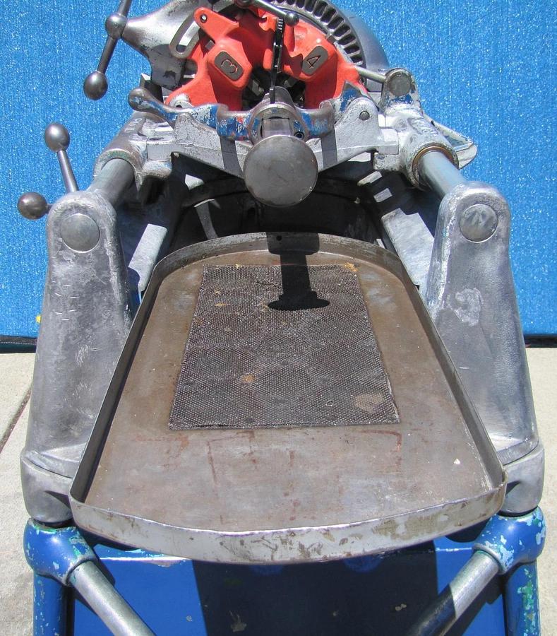 Used Ridgid 535 Pipe Threader 1/2" to 2" Pipe Threading Machine with 815A Die Head #3