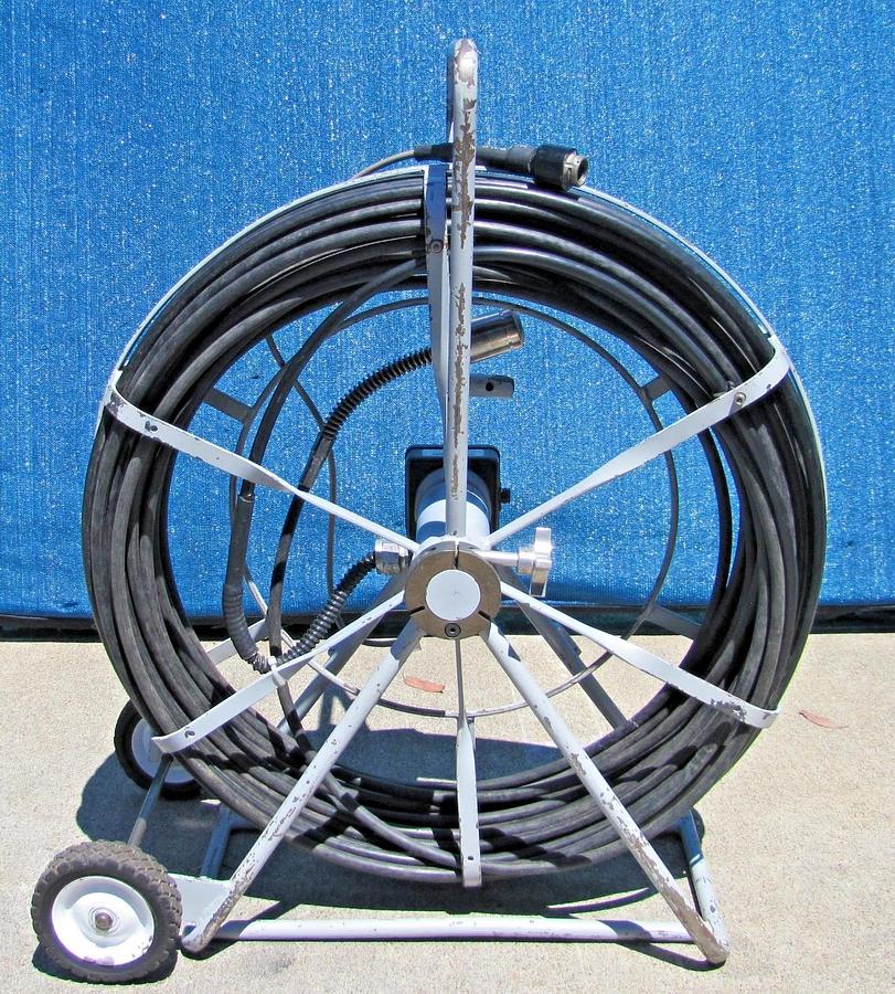 Used Aries Saturn III PR2000 Sewer Camera Snake Reel 180 ft Pipe Inspection Untested