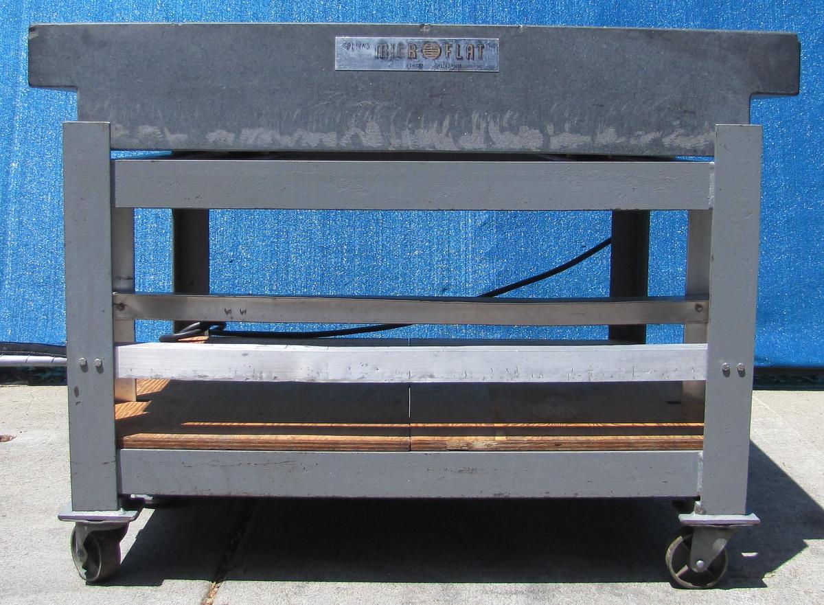 Used Collins Microflat Granite Table 48" x 36" Grade A Inspection Surface Plate