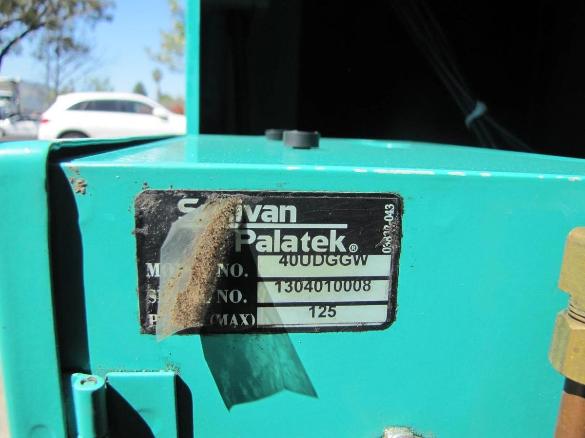 Used Sullivan Palatek 40 HP Rotary Screw Air Compressor 170 CFM 460V 3 Phase