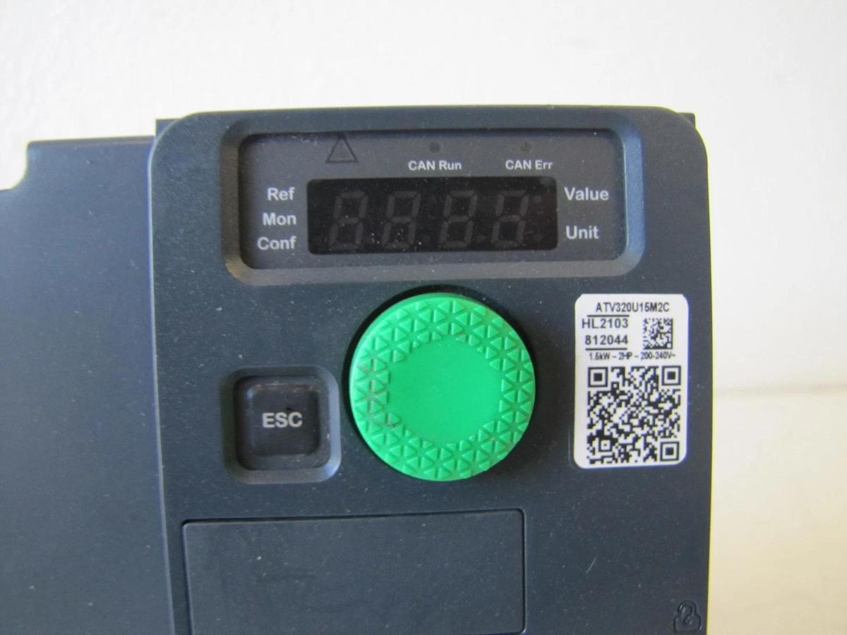 Used Schneider Electric Altivar 320 VFD Variable Frequency Drive 1.5kW 2HP 200-240V