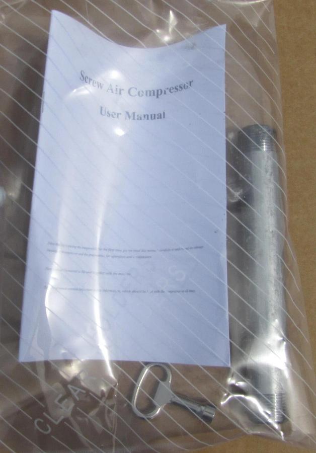 Used 2025 Maximus 15 HP 63 CFM Direct Drive Rotary Screw Air Compressor 230V 3 Phase