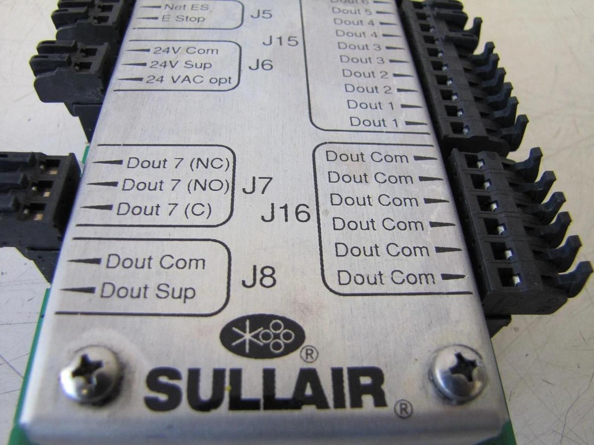 Used Sullair 02250154-052 I/O Module WS Controller for Air Compressor 5510 V/A 5500