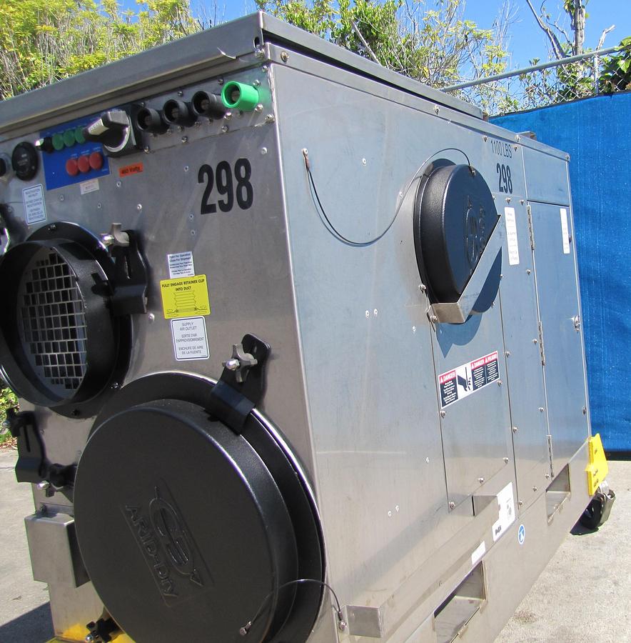 Used ARID Dry MS-2400/2000 Skid Mounted Desiccant Dehumidifier 2000 CFM 460V 3 PH