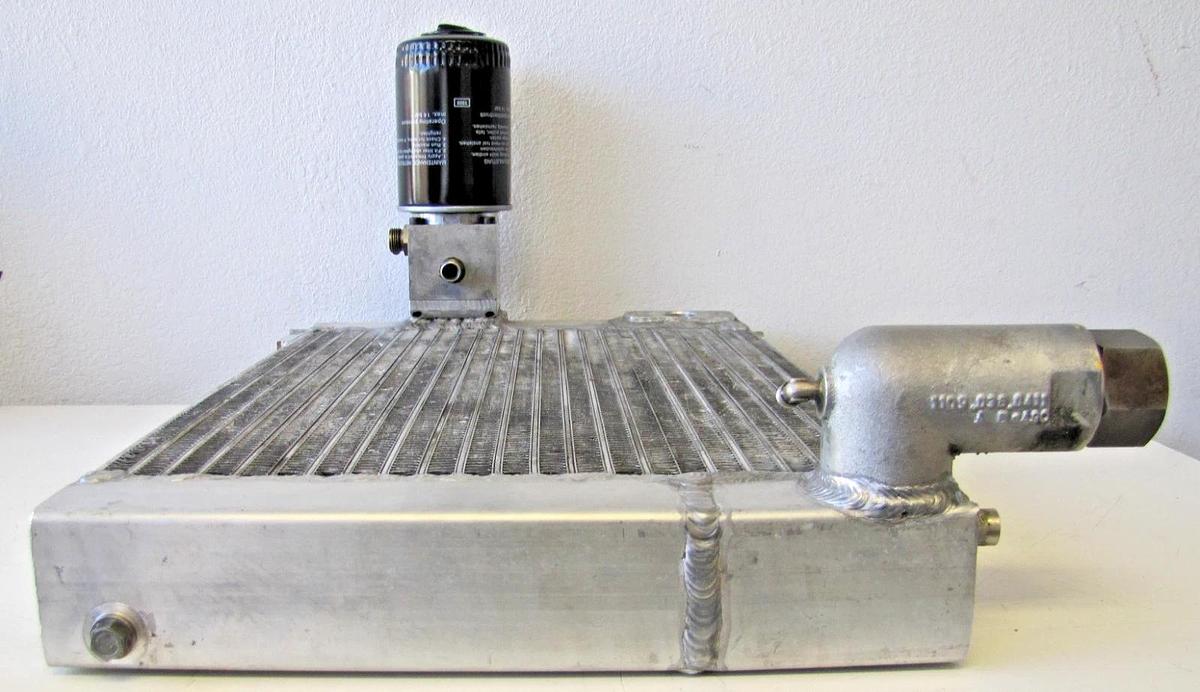 Used Kaeser SK-26 Air Compressor Oil Cooler Heat Exchanger 5.1026.00010 5.1026.0