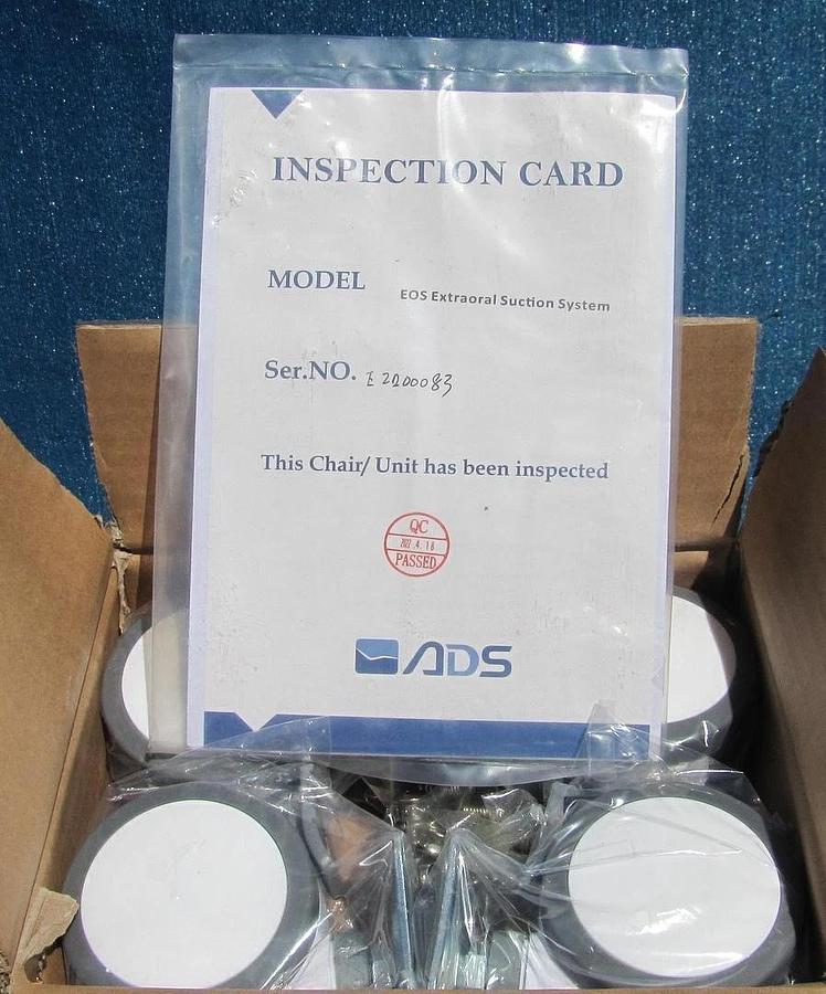 ADS Dental Extraoral Suction System EOS 105 CFM 110V AS IS New But Missing Hose
