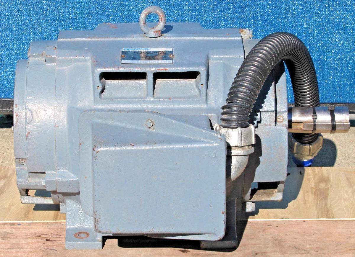 Used Marathon Electric 25 HP AC Motor 230/460V 1755 RPM 284T 3 Ph 1-7/8" Dia. Shaft