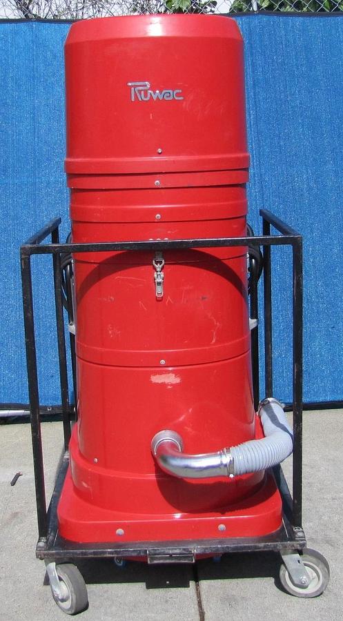 Used Ruwac 7.5 HP Concrete Dust Collector Vacuum DS2520 460V 3 Phase for Grinder