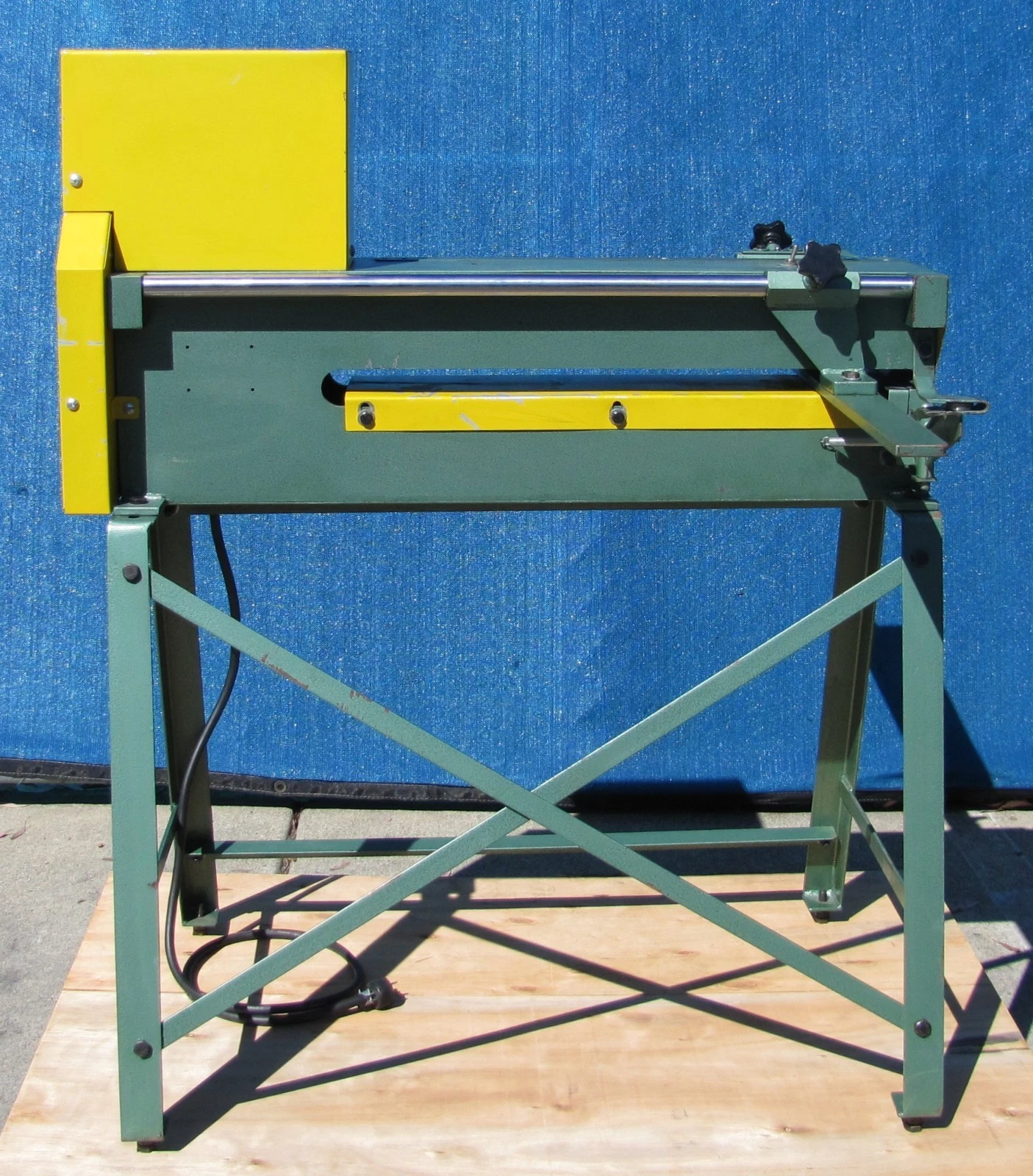 Used Tin Knocker 2024 Sheet Metal Slitter 20 Gauge 14" Throat HVAC Duct Cutter 115V
