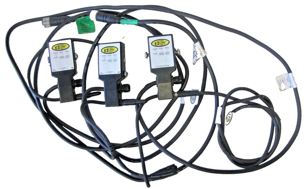 Used Lot of 3 Hytrol EZ Logic Conveyor Accumulation Sensor