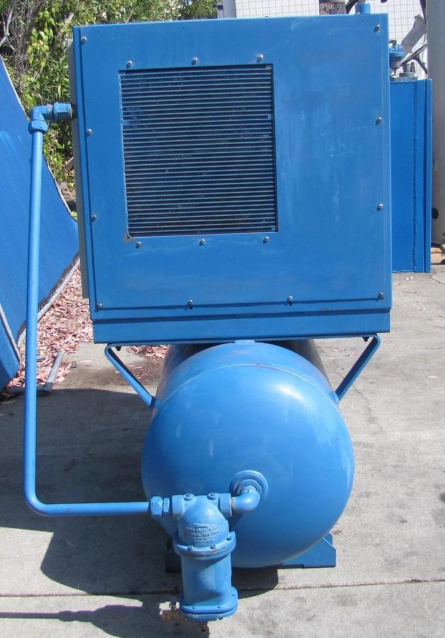 Used Quincy 25HP VFD Rotary Screw Air Compressor 120 Gal Tank 230V 3PH Only 34178 Hrs