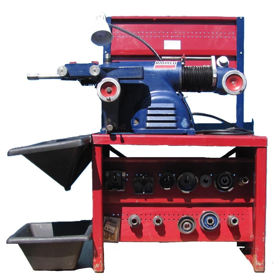 Used Ammco 4000 Disc & Drum Combination Brake Lathe 120V w/ Attachments Bench Mounted