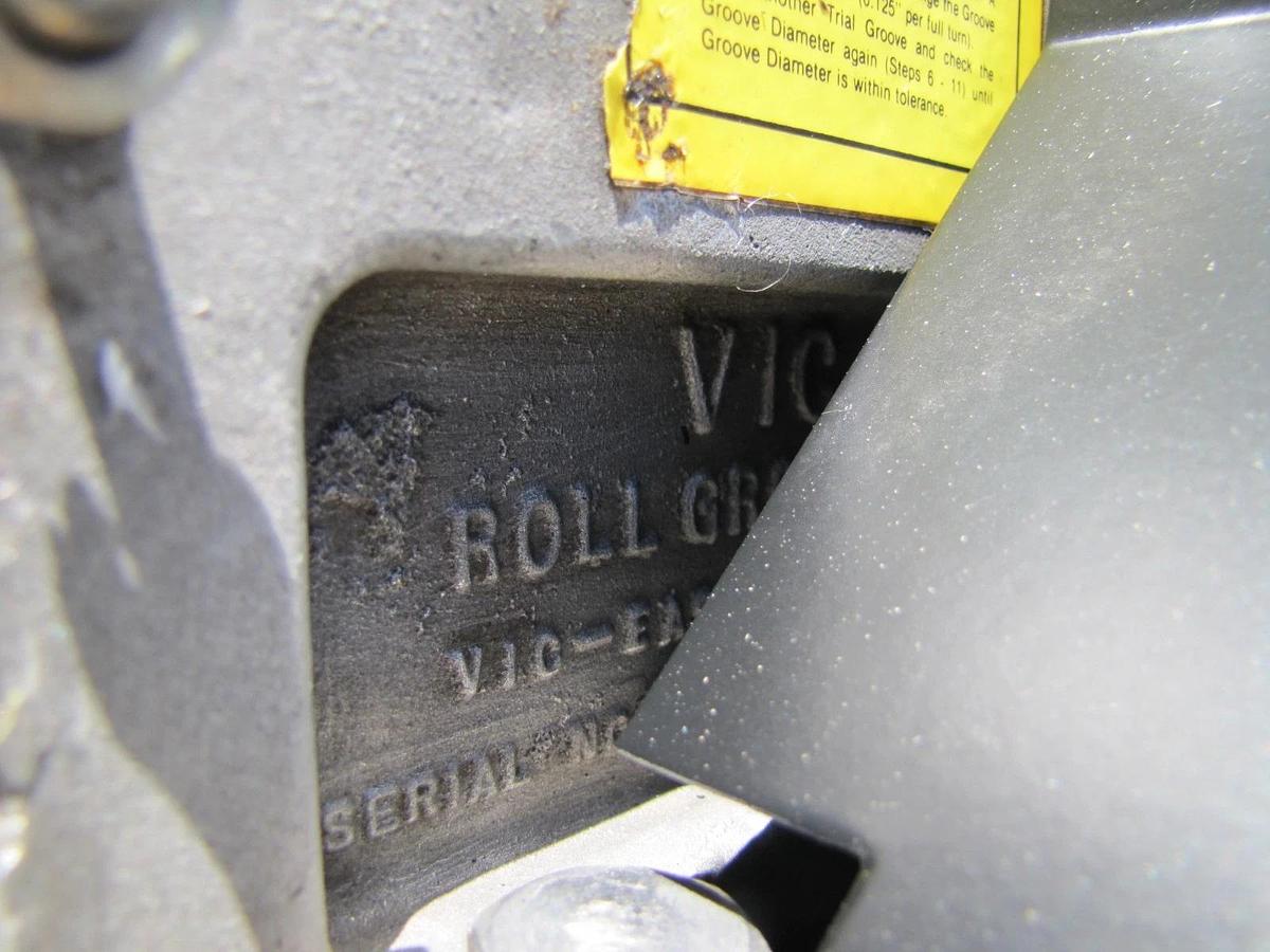 Used Victaulic VE-262 Hydraulic Pipe Groover 2" to 16" Pipe Grooving Machine 230V 1PH