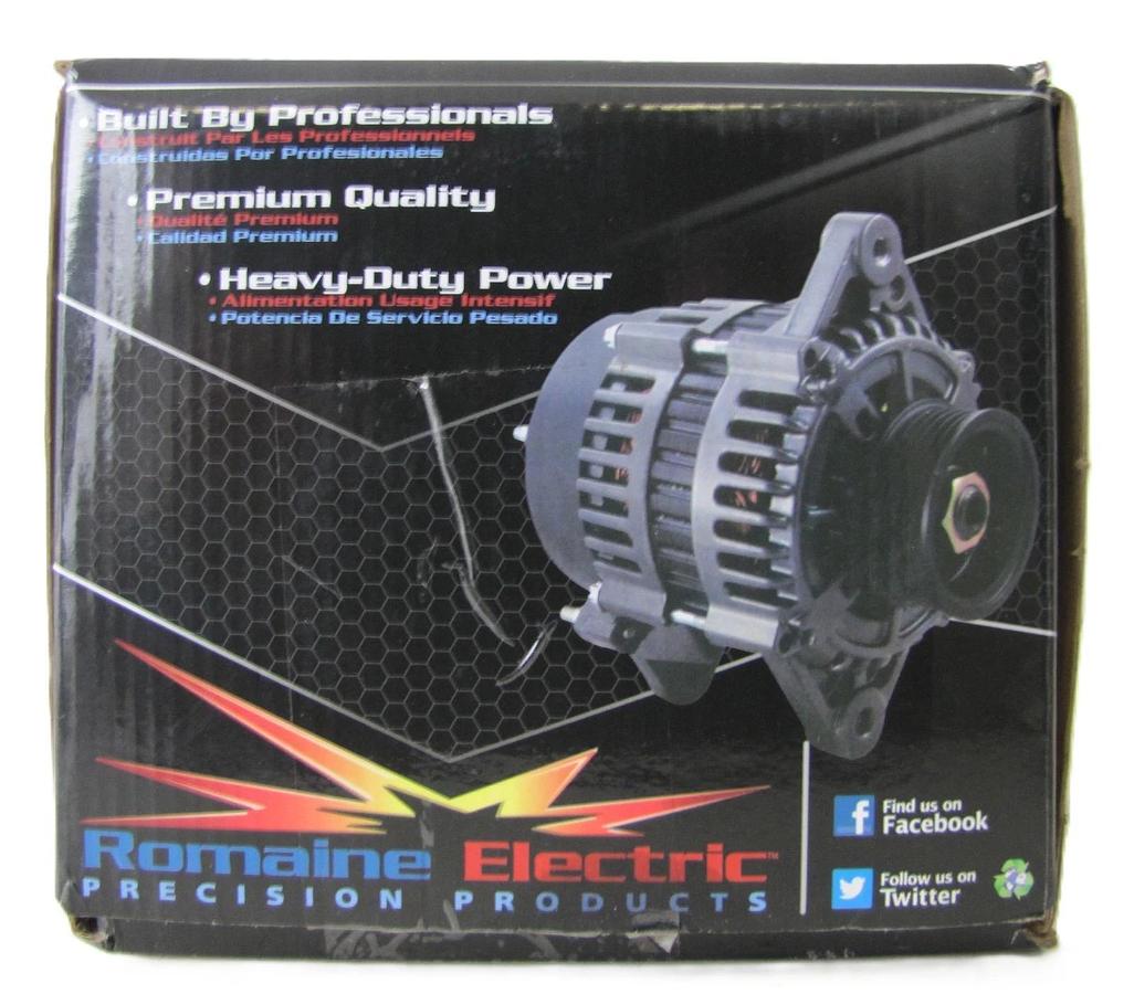 Romaine Electric Tennant 393209 12 VDC Alternator for S30 Sweeper 12V DC 11735N