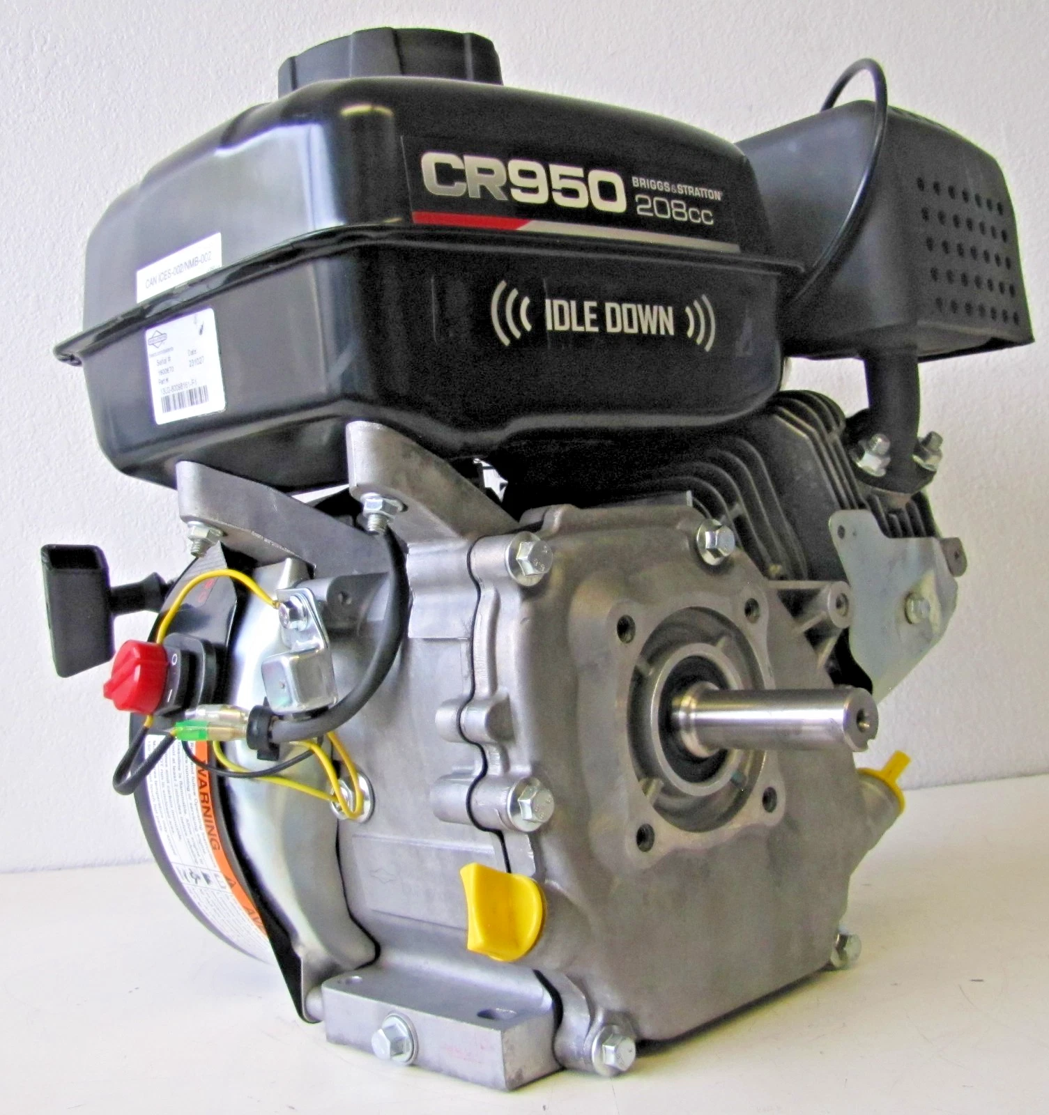 Used Husqvarna Briggs & Stratton 9.5 HP Gasoline Engine CR950 208cc 3/4" Shaft