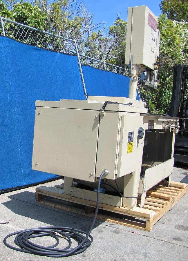 Used Marvel Series 8 Mark I Tilting Band Saw 230V 3PH Metal Cutting w/ Coolant Pump