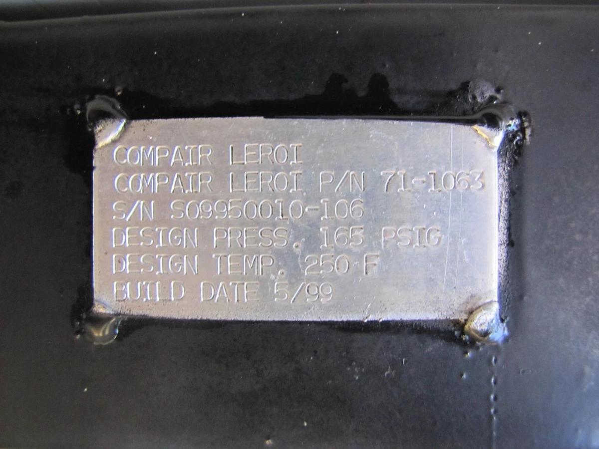 Used CompAir Leroi 71-1063 Oil Cooler Aftercooler for CL30CUB Air Compressor 165 PSIG