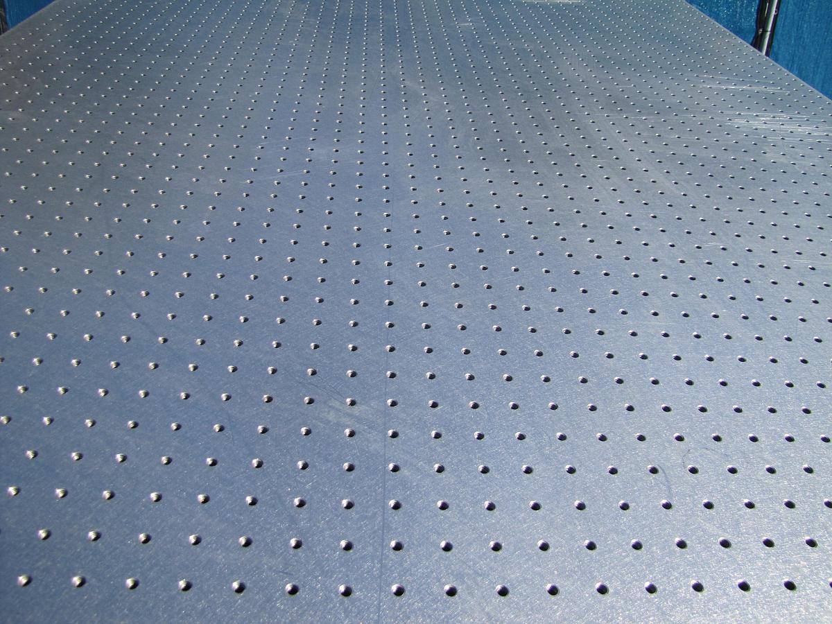 Used Newport RS 4000 10' x 4' Optical Breadboard Sealed Hole Table Top RL-2000 Legs