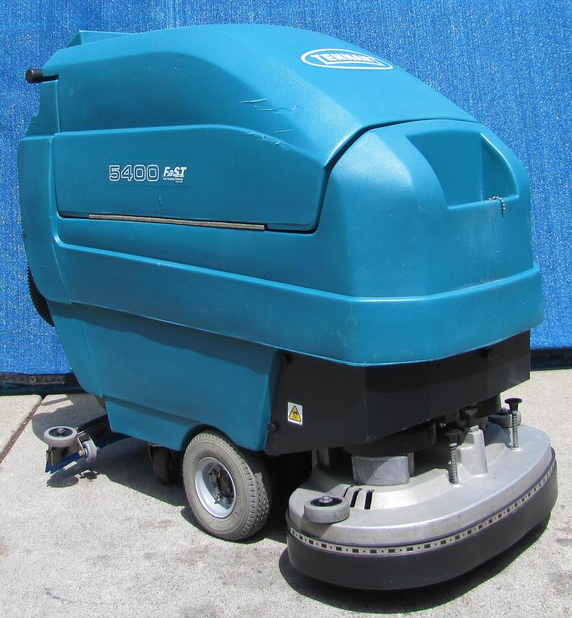 Used Tennant 5400 Walk Behind Floor Scrubber Self Propelled 24" Disc 92.6 Hours