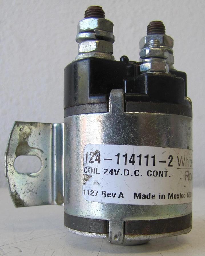 Used White Rodgers 124-114111-2 24V DC Soleniod 100 Amp SPNO 24 VDC Continous