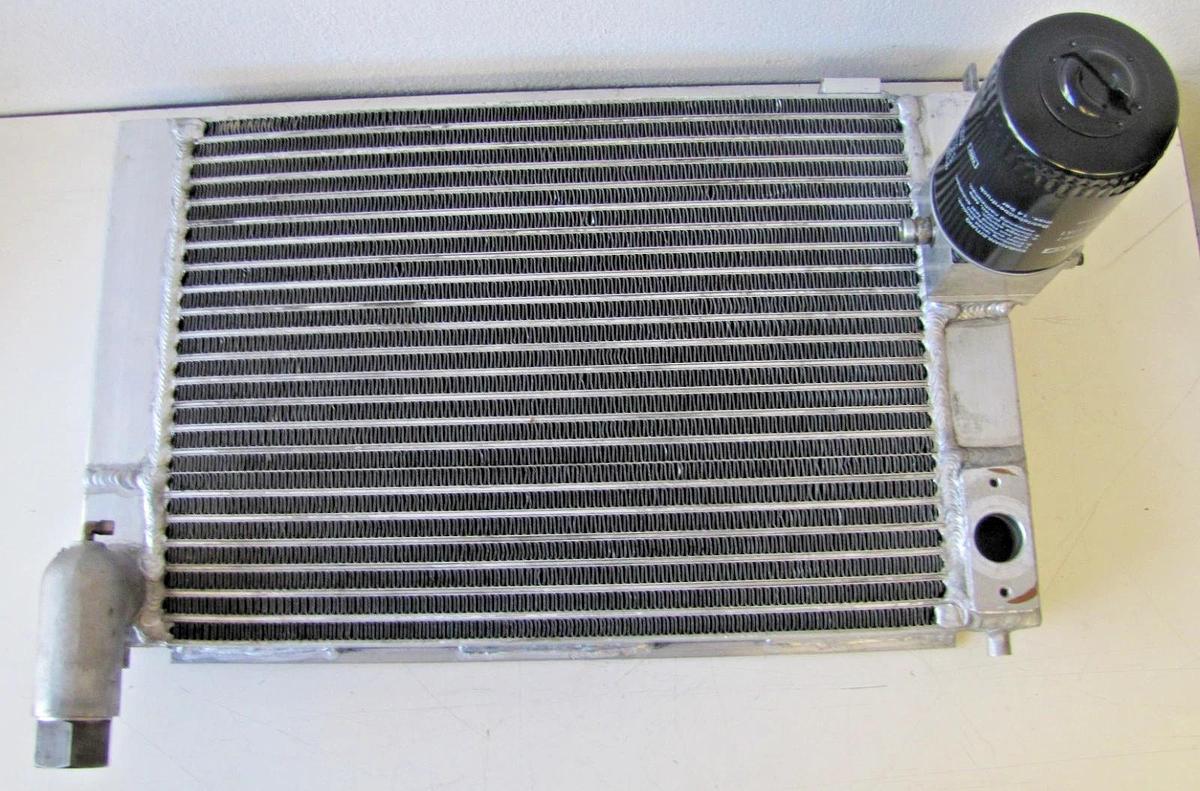 Used Kaeser SK-26 Air Compressor Oil Cooler Heat Exchanger 5.1026.00010 5.1026.0