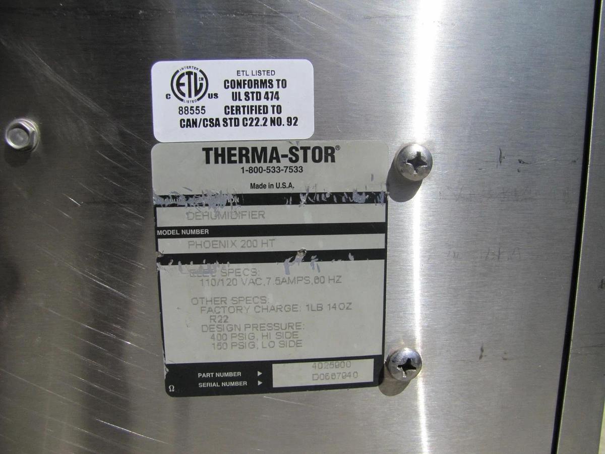 Used Phoenix 200HT Commercial Portable Dehumidifier 110V 135 PPD 380 CFM Restoration