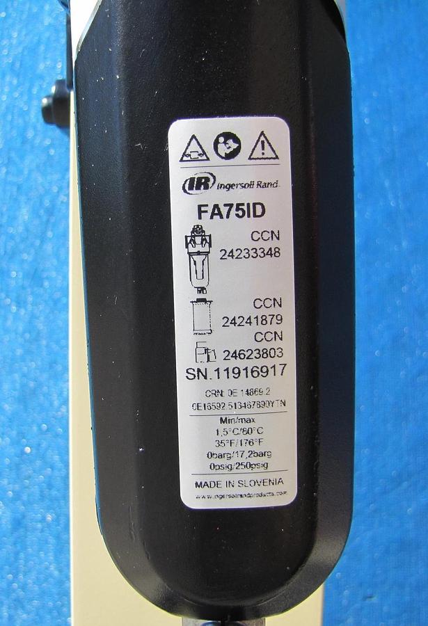 Used Ingersoll Rand D54IM Heatless Desiccant Compressed Air Dryer 115V 2.4 Gallon