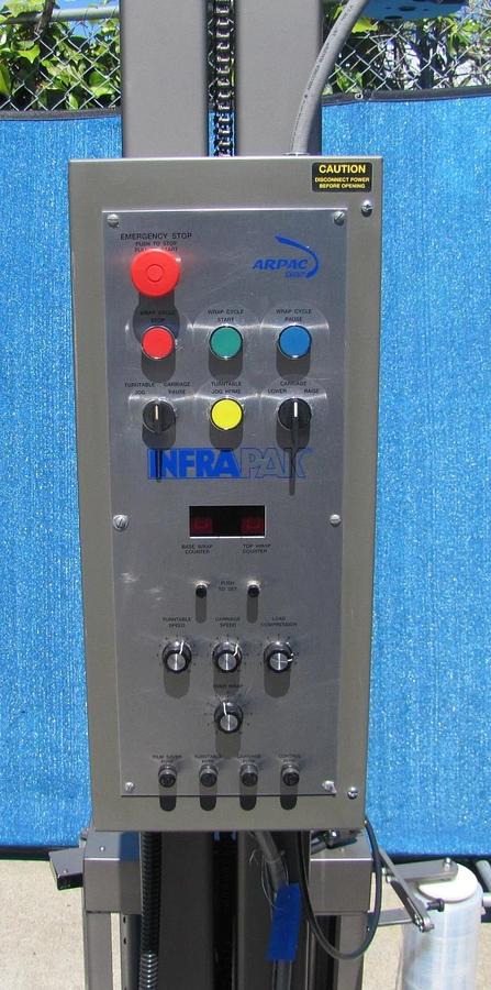 Used Arpac Pro-4006-L Shrink Wrap Paller Wrapper Wrapping Machine 4000 Lbs Cap 115V