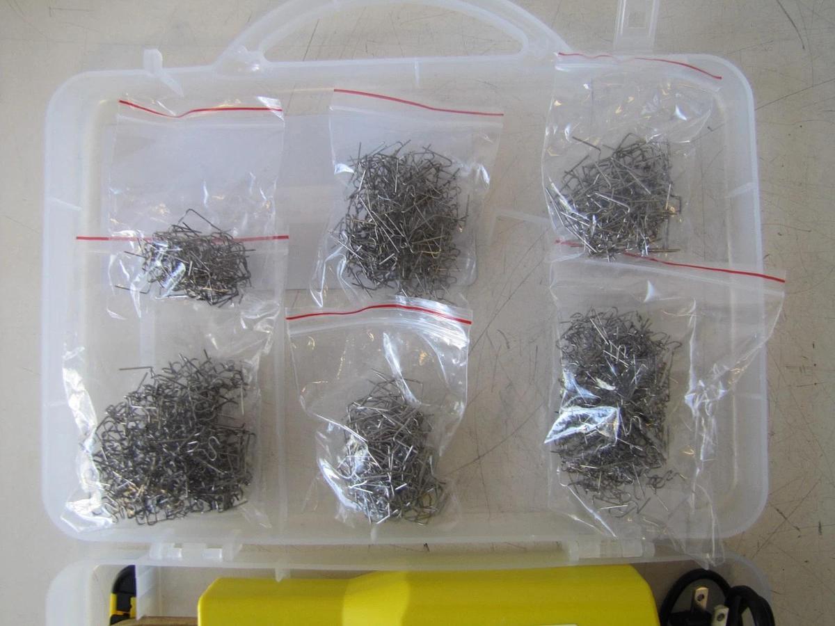 Used Plastic Welding Gun Kit H50 Soldering Tool Welder With Staples