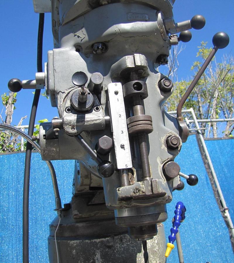 Used Bridgeport 1.5 HP J Head Vertical Mill Milling Machine Variable Speed 460V 3 Ph