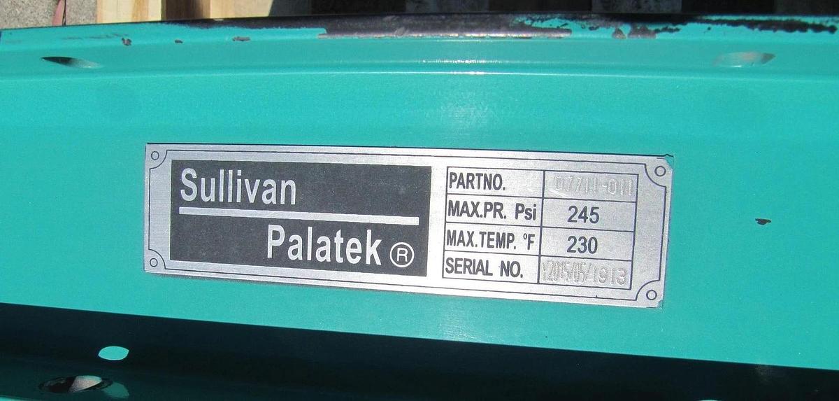 Used Sullivan Palatek Oil Cooler Aftercooler 07711-011 Air Compressor model 40DGGW