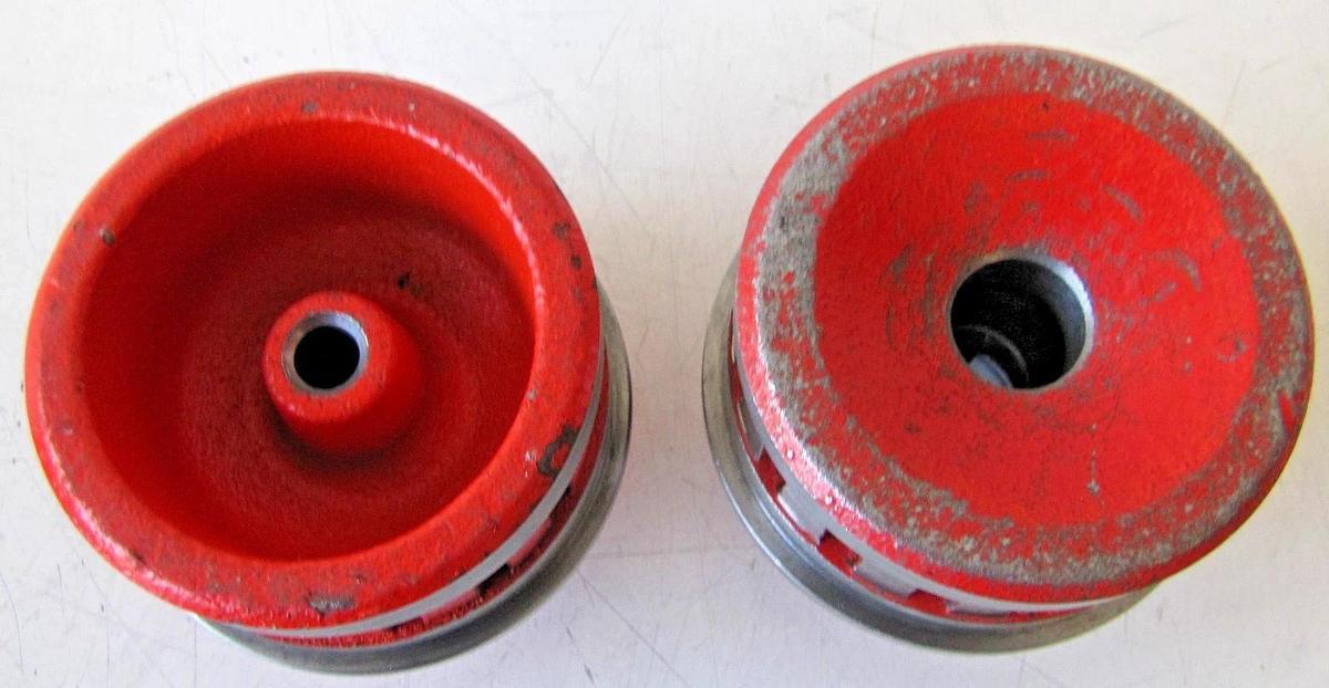Used RIDGID 12-R Exposed Ratchet Threader Set 1/8", 1/2", 3/4", 1", 1-1/4", 1-1/2", 2 95691552075