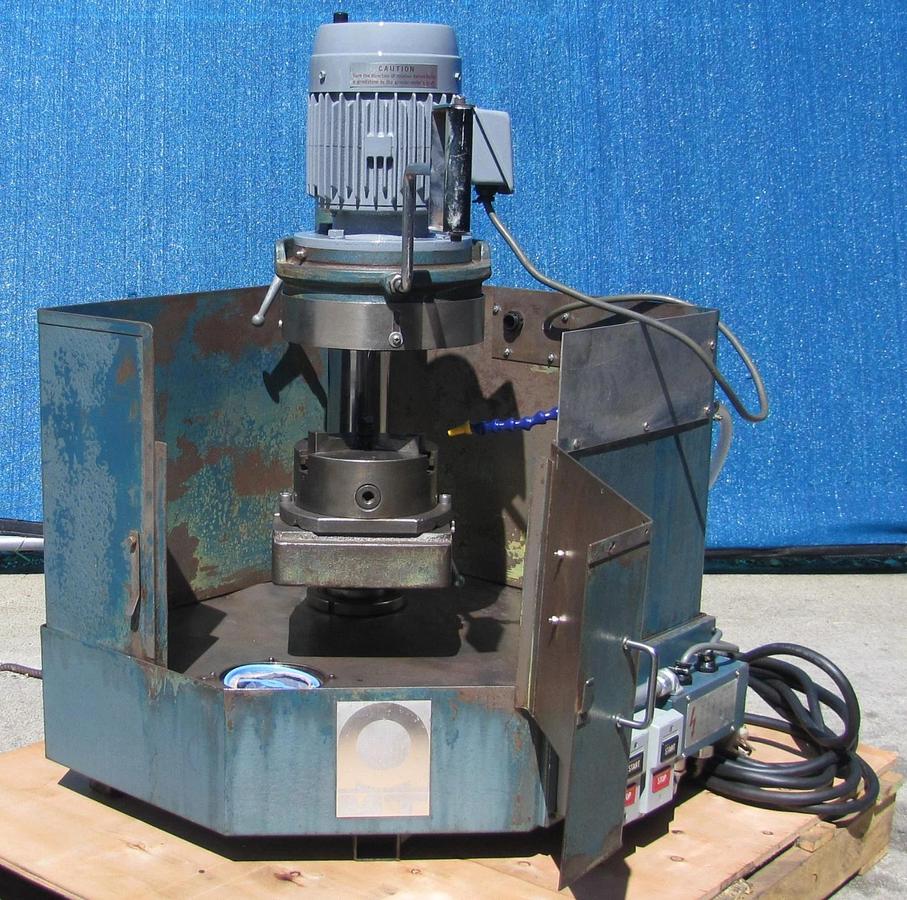 Used Amada 1HP Punch & Die Tool Grinder Sharpener TEG-160E w/ Coolant Pump 230V 3 PH