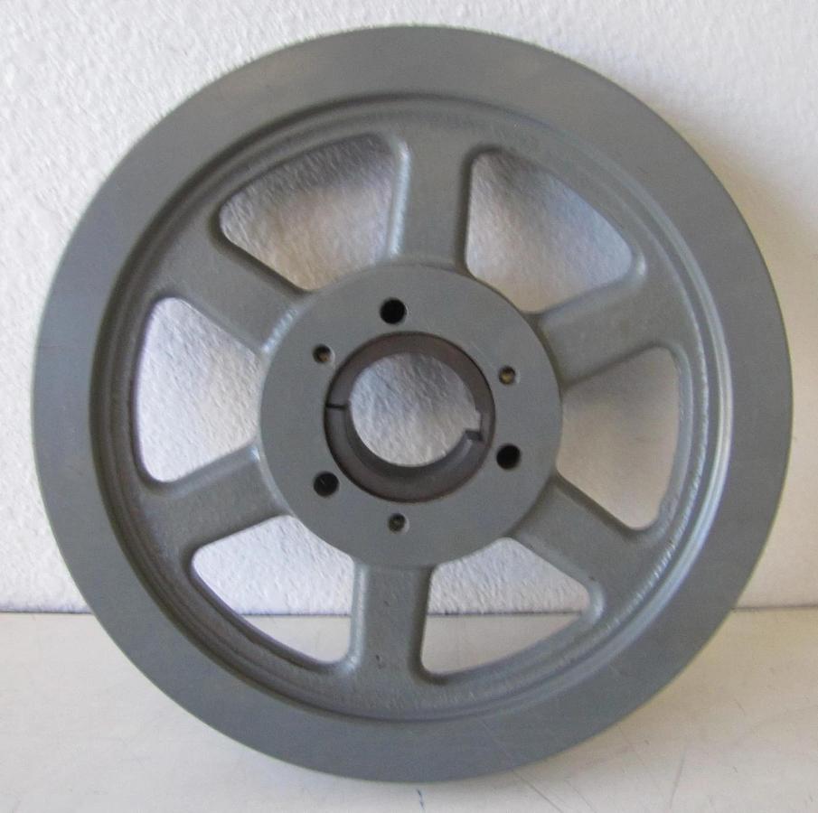 Used Power Drive 1B94SDS Single Groove Sheave Pulley 9.75" OD 1.59" ID