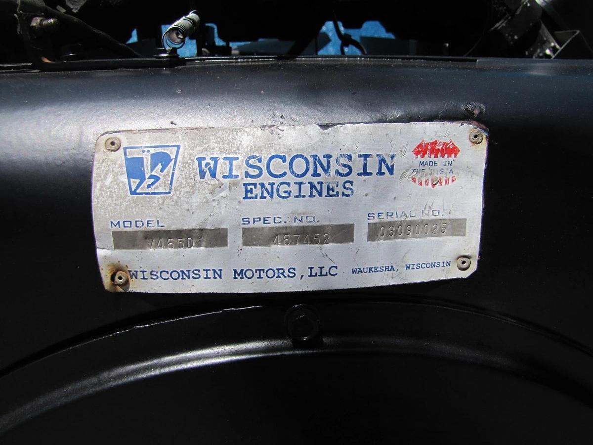 Used Wisconsin V465D1 4-Cylinder Gasoline Engine Spec 467452 New Carburetor