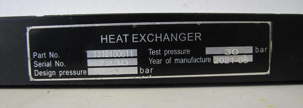 Used Chicago Pneumatic Air Compressor Heat Exchanger Aftercooler Part no. 1312100611