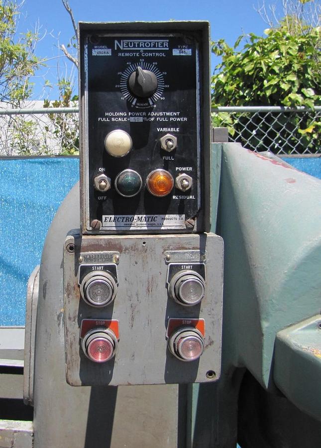 Used Thompson Type B Surface Grinder Grinding Machine 12"x24" Magnetic Chuck 220V 3PH