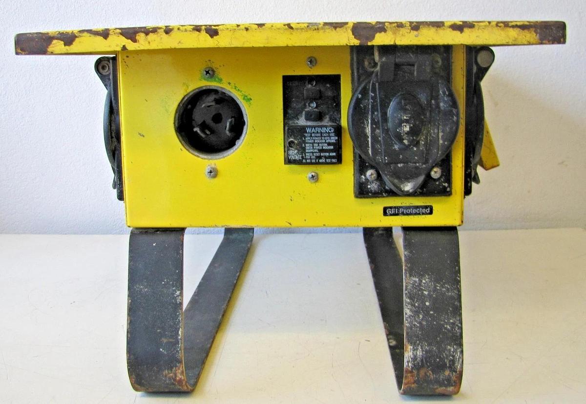 Used CEP 6506-G Spider Temporary Power Distribution Box 50A 125/250V Twist Lock #3