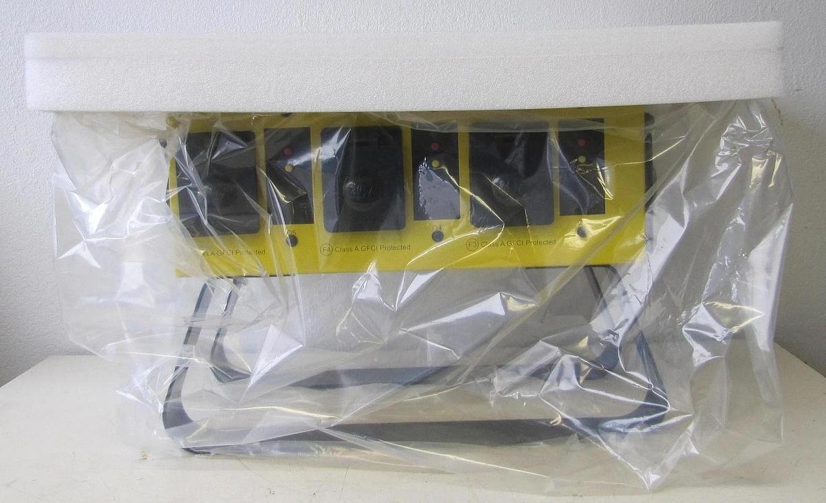 Used Voltec 09-00675 Temporary Power Distribution Box T-BOX-6L