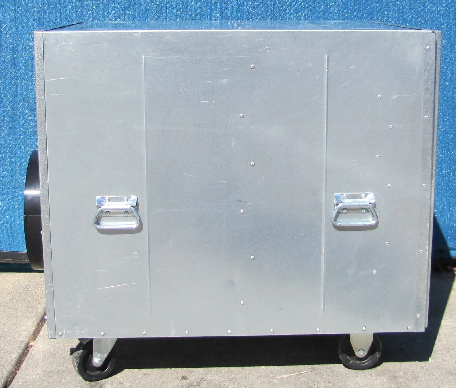 Used Syclone Negative Air Scrubber HEPA Filter 2000 CFM 115V 2 Speed Duct Port 29587