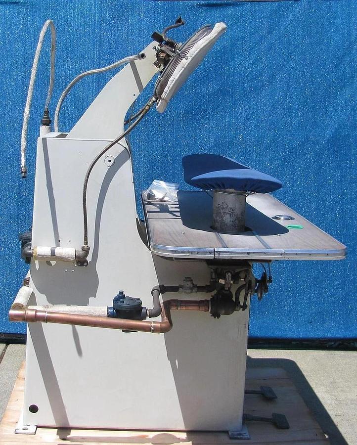 Used Ceco Dry Cleaning Machine Ironing Steam Press Steam & Air Operated Cissell Type