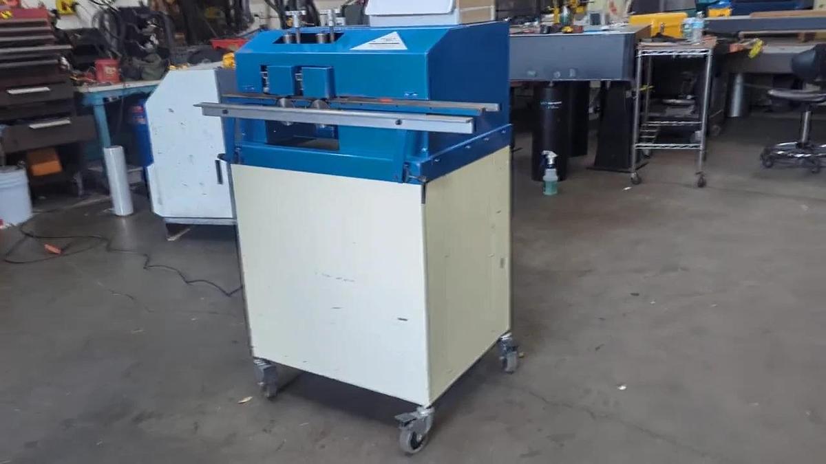 Used Falls Products D-BUR-D Model 131 Straight Edge Deburring Machine 115V