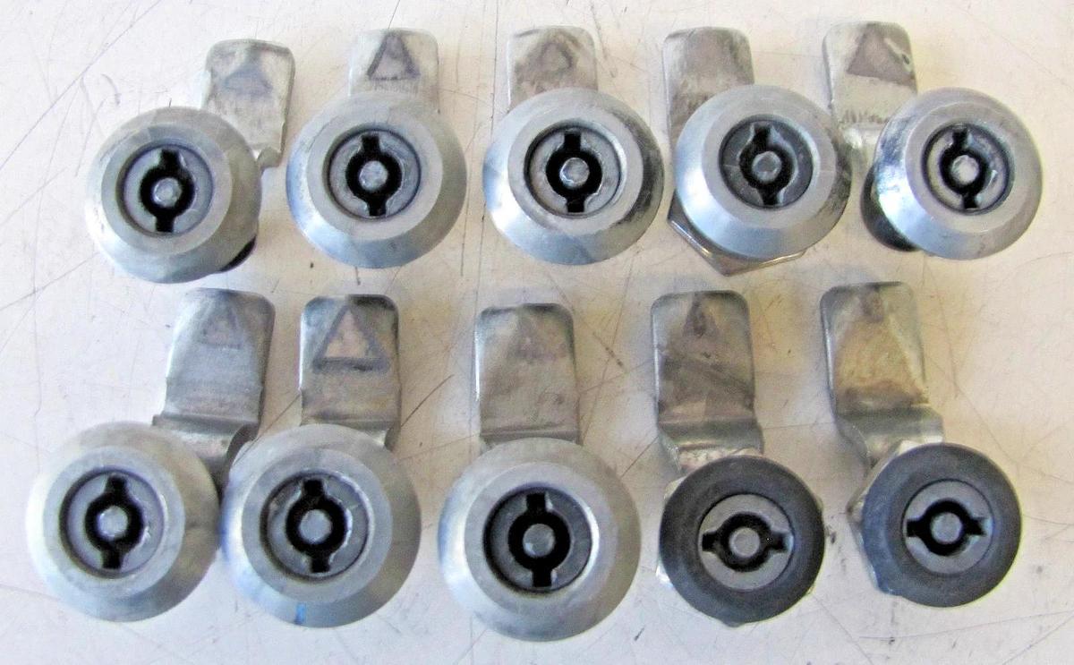 Used Lot of 10 Heavy Duty Industrial CompAir Door Cam Locks