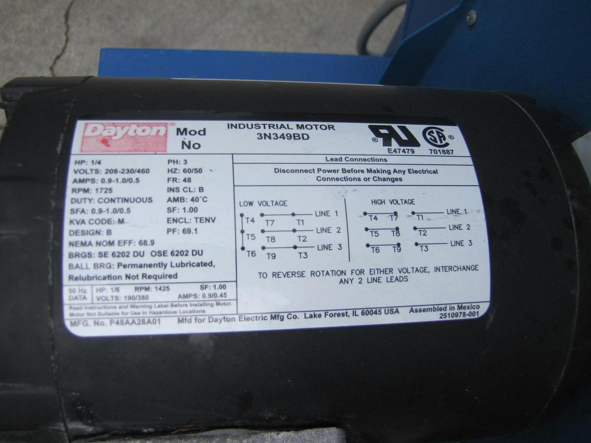 Used Filter 1 Hydrotron 10 HP Wet Dust Collector 5000 CFM NG HWF-5-50-10-VF 460V