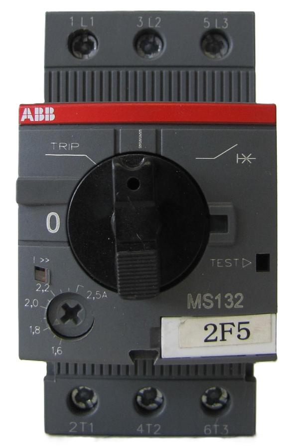 Used ABB Allen Bradley MS132 Manual Motor Starter 1.6 - 2.5A Amp 3 Pole 690V